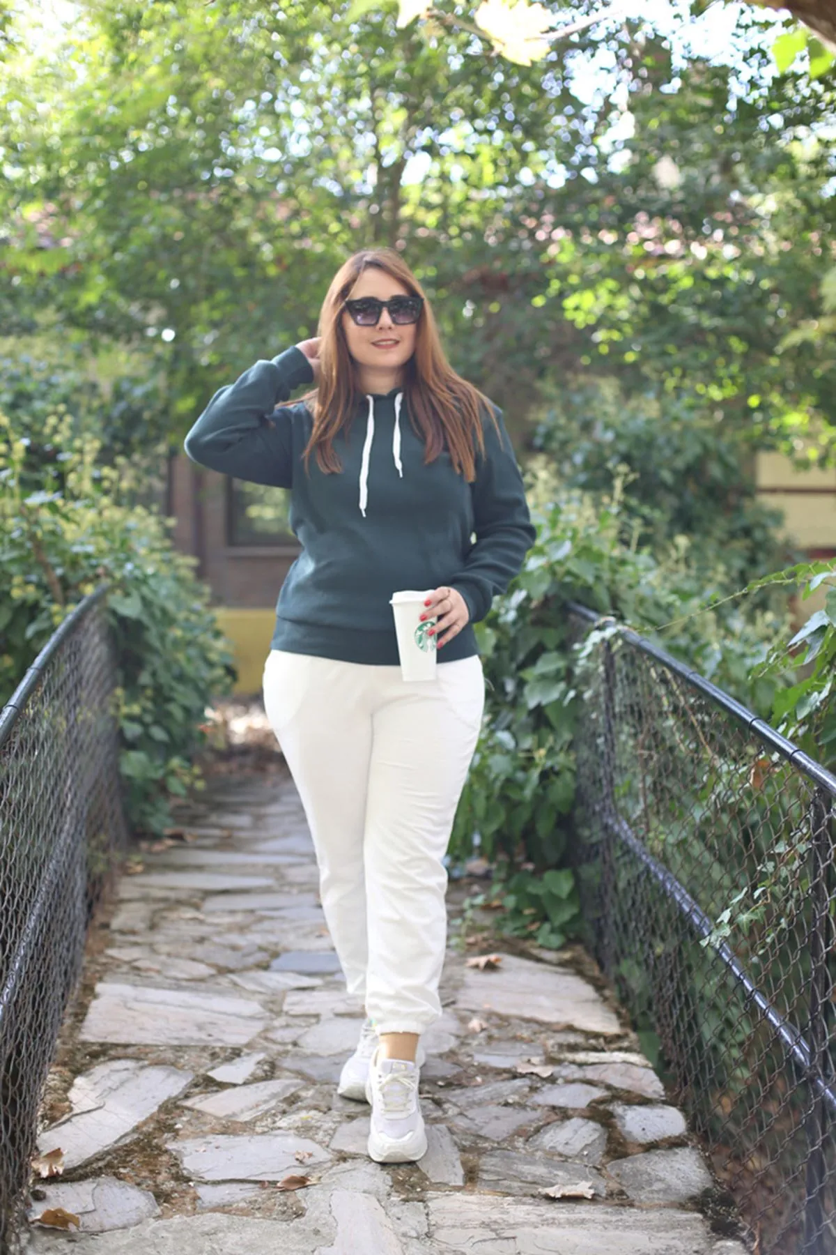 RENKTE ÇELİK KUMAŞ FİTİLLİ KOYU YEŞİL SWEAT