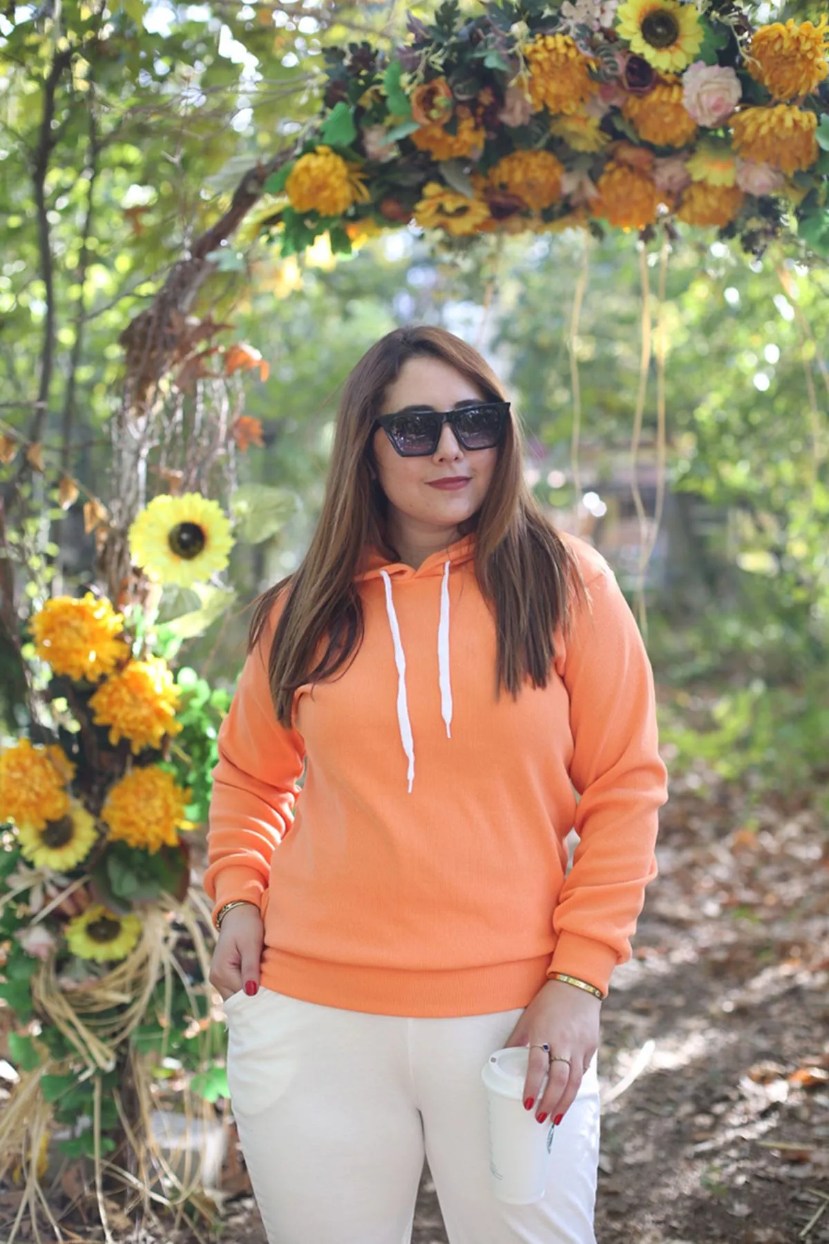 RENKTE ÇELİK KUMAŞ FİTİLLİ TURUNCU SWEAT