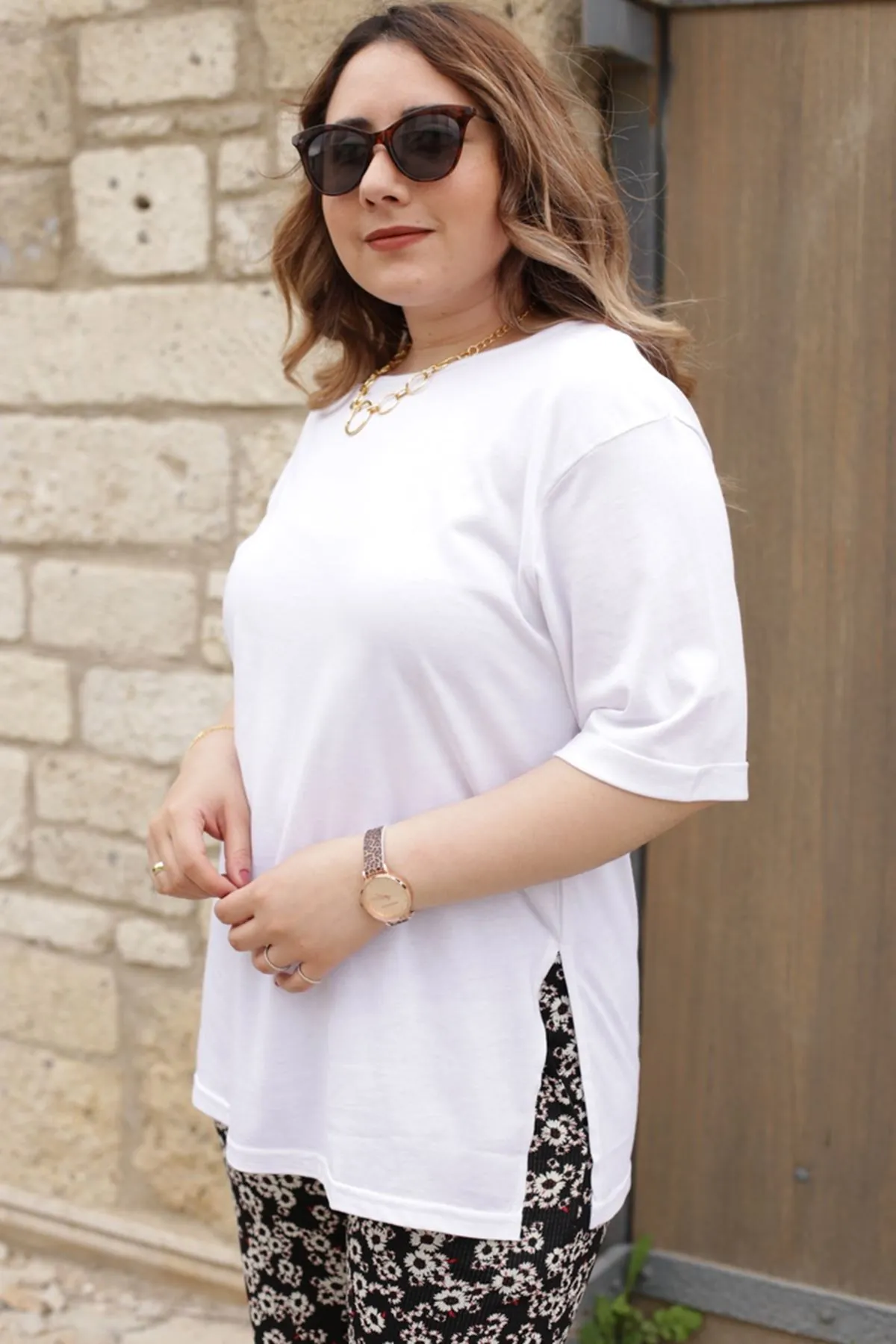 RENKTE ALT DESENLİ ESNEK TAKIM