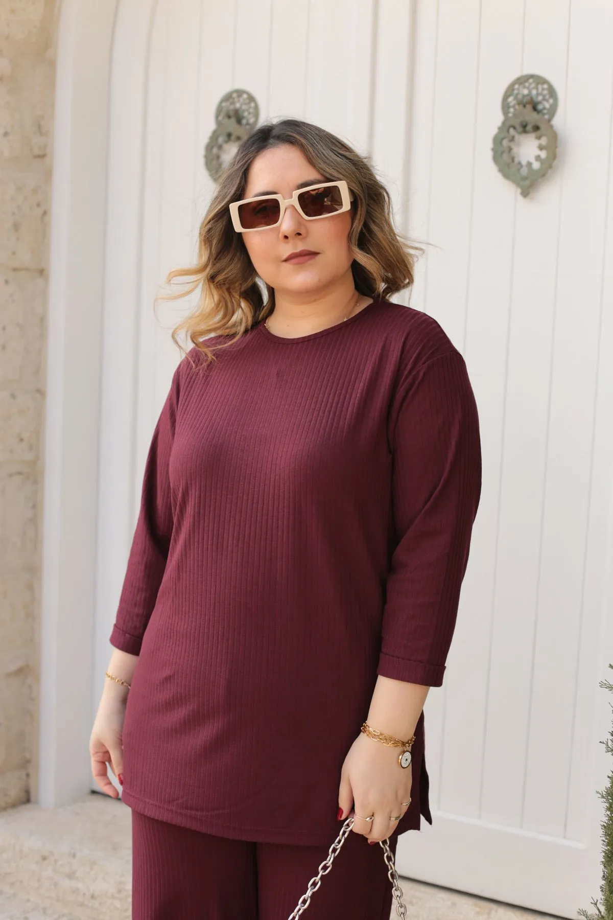 RENKTE ÖZEL ÜRETİM DUBLE KOL KAŞKORSE BORDO TAKIM