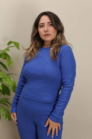 RENKTE KAŞKORSE STANDART TASARIM SAKS MAVİ TAKIM