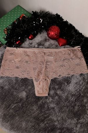 RENKTE BATTAL BEDEN VİZON TÜLLÜ DANTELLİ KÜLOT