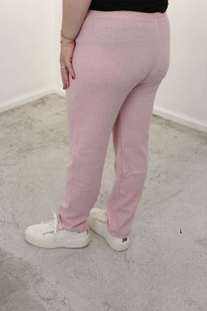 RENKTE ESNEK PUDRA PANTOLON