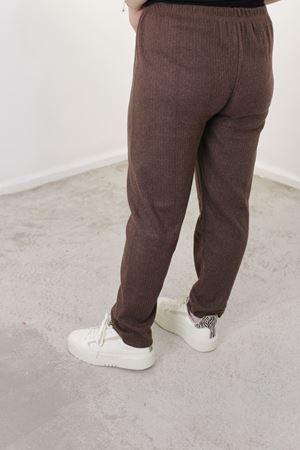 RENKTE ESNEK ACI KAHVE PANTOLON