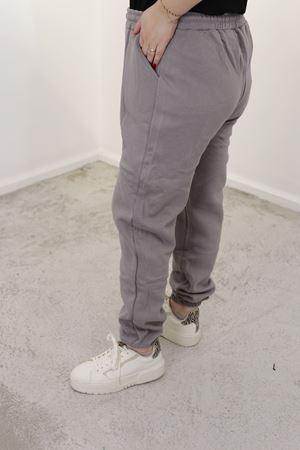 RENKTE BATTAL BAĞCIKLI GRİ JOGGER EŞOFMAN ALTI