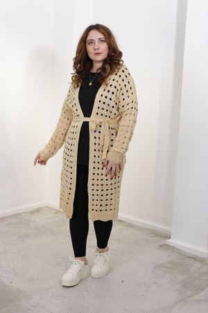 RENKTE MEVSİMLİK TRİKO SÜTLÜ KAHVE HIRKA