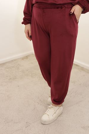 RENKTE ÖZEL ÜRETİM BATTAL FRANSIZ KADİFE BORDO ALT ÜST TAKIM