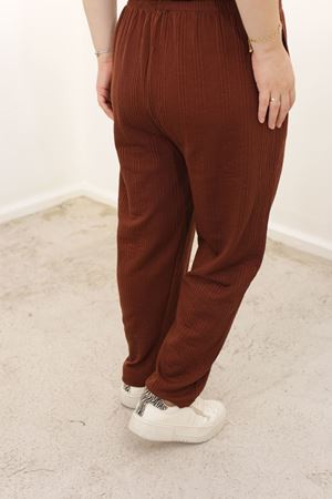 RENKTE ÖZEL ÜRETİM BATTAL KAHVERENGİ PANTOLON