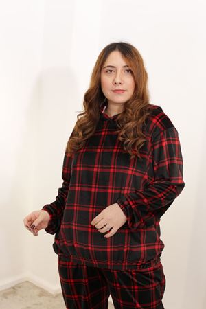 RENKTE ÖZEL ÜRETİM BATTAL FRANSIZ KADİFE DESENLİ ALT ÜST TAKIM