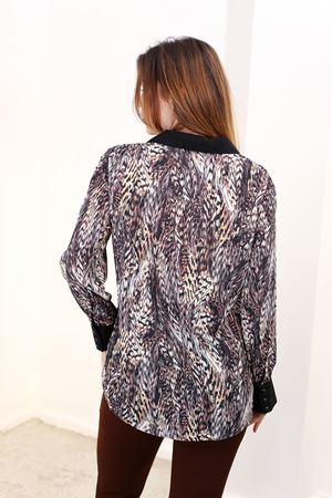 RENKTE LEOPAR DESENLİ JESİCA GÖMLEK