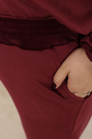 RENKTE BÜYÜK BEDEN FRANSIZ KADİFE TEK ALT