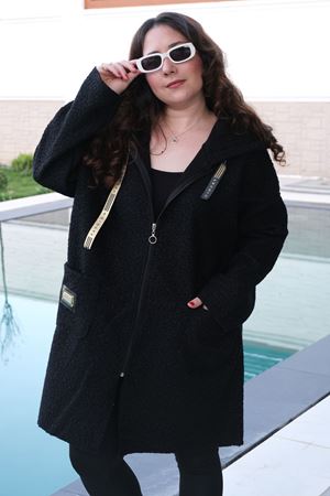 RENKTE BÜYÜK BEDEN BUKLET KUMAŞ GENİŞ KESİM MONT & CEKET