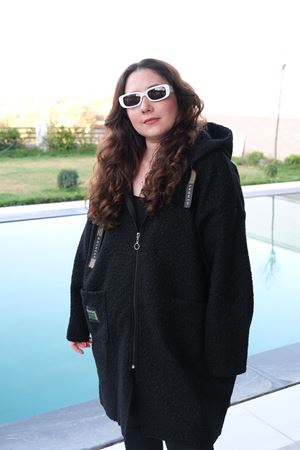 RENKTE BÜYÜK BEDEN BUKLET KUMAŞ GENİŞ KESİM MONT & CEKET