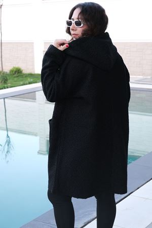 RENKTE BÜYÜK BEDEN BUKLET KUMAŞ GENİŞ KESİM MONT & CEKET