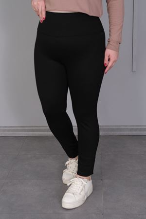 RENKTE BÜYÜK BEDEN KORSE ETKİLİ SİYAH ÇELİK TAYT