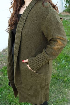 RENKTE KALIN HAKİ HIRKA & CEKET