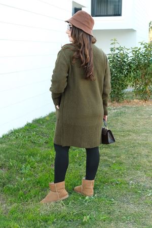 RENKTE KALIN HAKİ HIRKA & CEKET