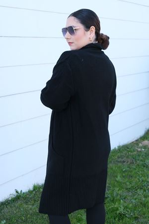 RENKTE KALIN SİYAH HIRKA & CEKET