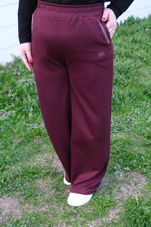 RENKTE TAŞ İŞLEMELİ BATTAL BORDO ALT EŞOFMAN