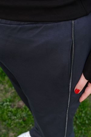 RENKTE BİYELİ BÜYÜK BEDEN FÜME EŞOFMAN ALTI