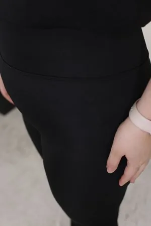RENKTE YÜKSEK BEL TOPARLAYICI BATTAL SİYAH TAYT
