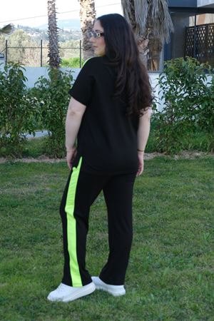 RENKTE BÜYÜK BEDEN NEON V DETAY ALT ÜST TAKIM