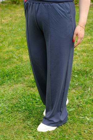 RENKTE ÇIMALI BOL PAÇA BATTAL BEDEN ANTRASİT MODAL ALT