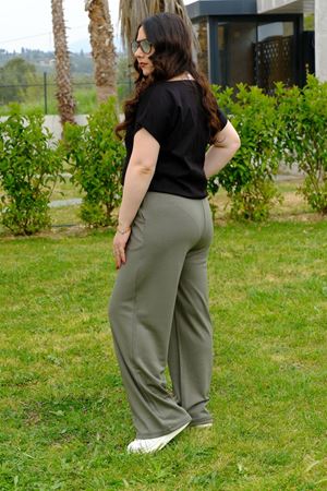 RENKTE ÇIMALI BOL PAÇA BATTAL BEDEN HAKİ MODAL ALT