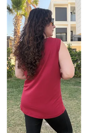 RENKTE ÖZEL ÜRETİM BÜYÜK BEDEN BORDO KALIN ASKILI ATLET