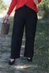 RENKTE BÜYÜK BEDEN SİYAH PANTOLON