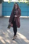 RENKTE BÜYÜK BEDEN YILAN DESENLİ PUL CEPLİ KUŞAKLI TABA GÖMLEK CEKET