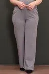 RENKTE GRİ ESNEK PANTOLON