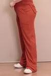 RENKTE KİREMİT ESNEK PANTOLON
