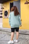 RENKTE OVERSİZE MİNT SWEAT