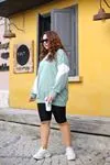 RENKTE OVERSİZE MİNT SWEAT
