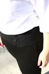 RENKTE YANI SİYAH TAŞLI TOPARLAYICI TAYT
