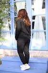 RENKTE BATTAL SİYAH EŞOFMAN ALTI