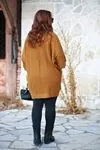RENKTE CEPLİ KAHVERENGİ KALIN HIRKA