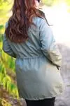 RENKTE İÇİ KÜRKLÜ YEŞİL MONT