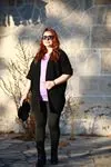 RENKTE CEPLİ SİYAH KALIN HIRKA