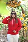 RENKTE ÇELİK KUMAŞ FİTİLLİ KIRMIZI SWEAT