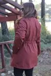 RENKTE İÇİ KÜRKLÜ KİREMİT MONT&KABAN