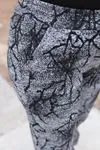 RENKTE DESENLİ ÇIMALI KAŞE PANTOLON