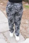 RENKTE DESENLİ ÇIMALI KAŞE PANTOLON