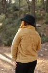 RENKTE DİK YAKA VİZON PELUŞ SWEAT&CEKET