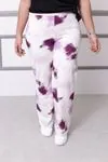 RENKTE DESENLİ İSPANYOL PANTOLON
