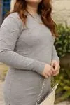 RENKTE TRİKO GRİ TUNİK&ELBİSE
