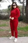 RENKTE BORDO KADİFE TAKIM