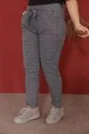 RENKTE DESENLİ KAŞE PANTOLON
