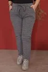 RENKTE DESENLİ KAŞE PANTOLON